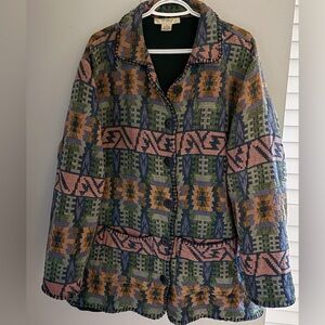 Vintage Hot House Cotton Tapestry Jacket M